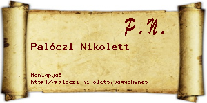 Palóczi Nikolett névjegykártya